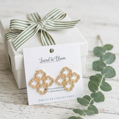 Golden Clover Estate Earrings