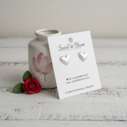 Itty Bitty Big Heart Earrings