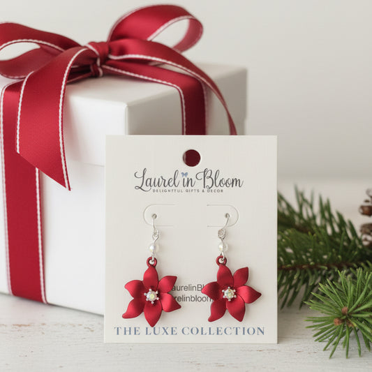 Holiday Heirloom Poinsettia Drops