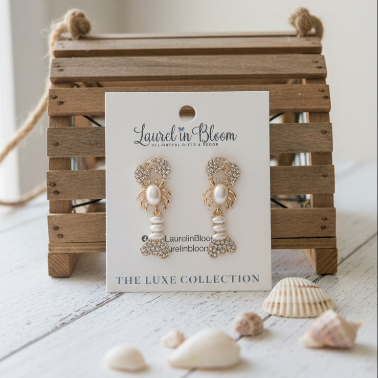 LUXE Lobster Earrings