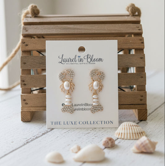 LUXE Lobster Earrings