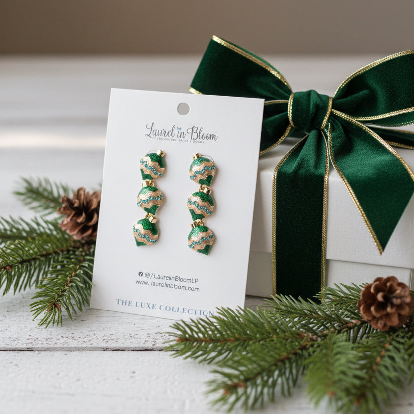 Vintage Vogue Ornament Earrings