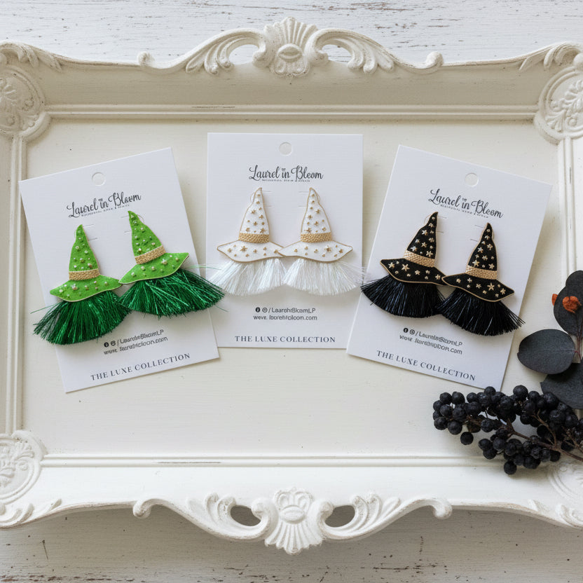 A Little Bit Wicked Witch Earrings