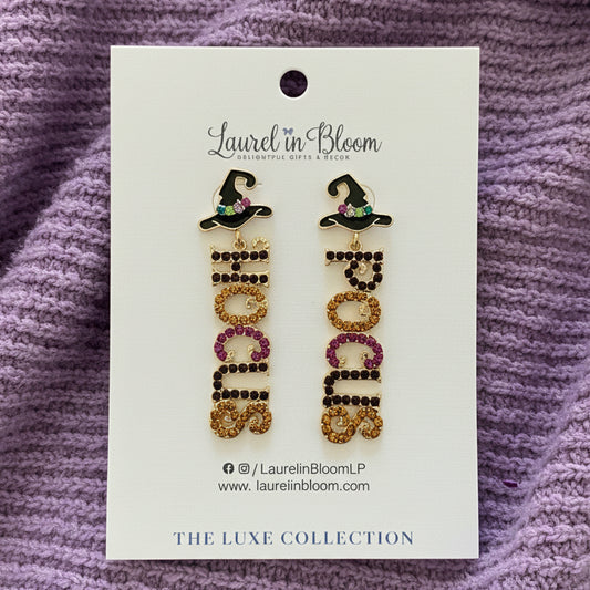 Hocus Pocus Crystal Statement Earrings