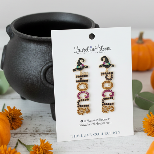 Hocus Pocus Crystal Statement Earrings