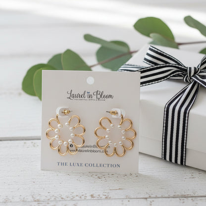 Amanda Floral LUXE Earrings