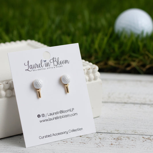 Tee it Up! Golf Earrings