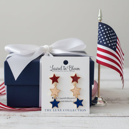 All-Star Patriot Trio Earrings