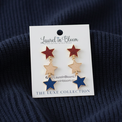 All-Star Patriot Trio Earrings