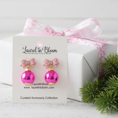 ‘Tis the Season Christmas Ornament Earrings
