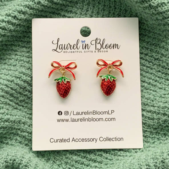 Amalfi Market Strawberry Bow Drops