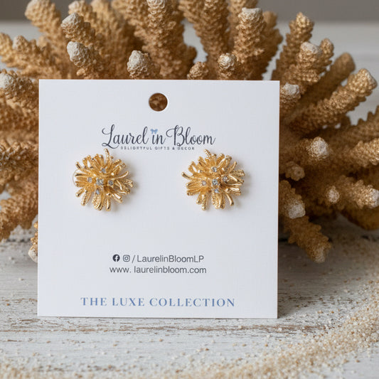 Sun Kissed Coral Earrings