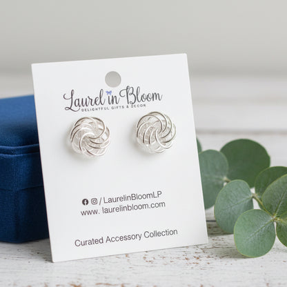 Layered Love Knot Earrings