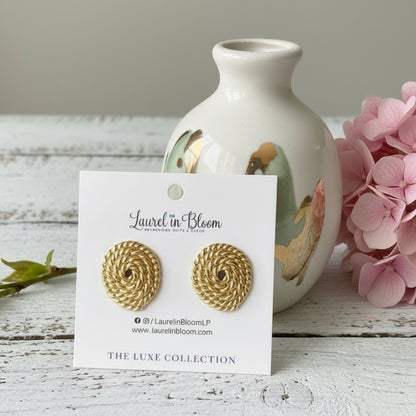 LUXE Rope Knot Statement Earrings