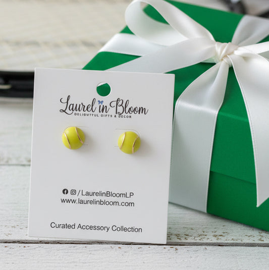 Love Match Tennis Studs