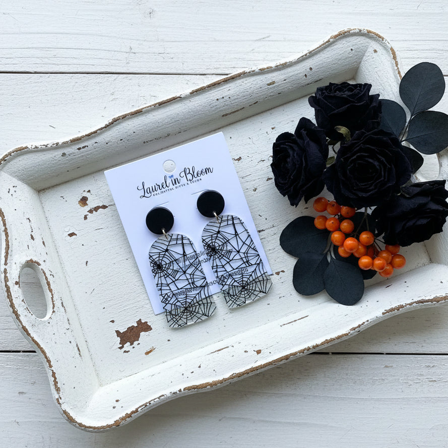 Wicked Web Drop Earrings