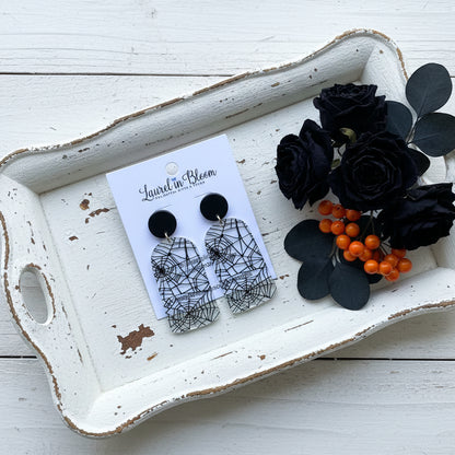 Wicked Web Drop Earrings