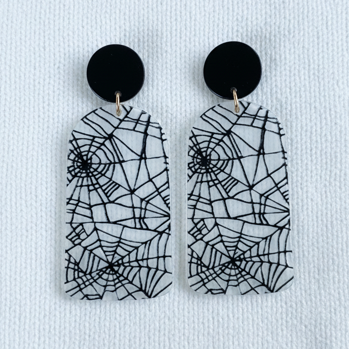 Wicked Web Drop Earrings