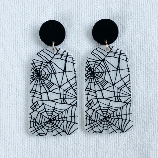 Wicked Web Drop Earrings