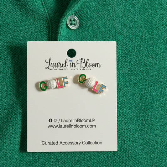 Golf Girl Stud Earrings