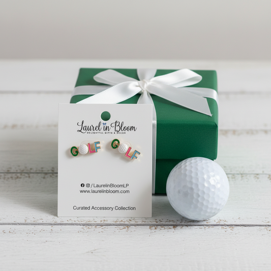 Golf Girl Stud Earrings