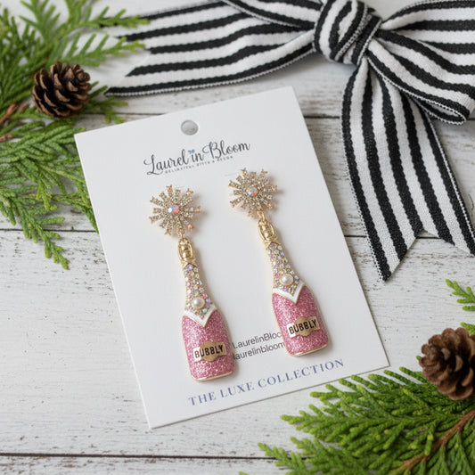 Prosecco & Pearls Celebration Earrings
