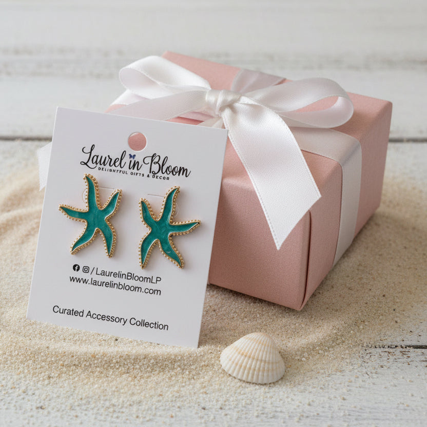 Seaside Starlet Starfish Earrings