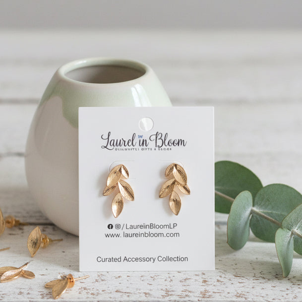 Dogwood Leaf Earrings