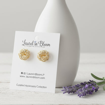 Layered Love Knot Earrings