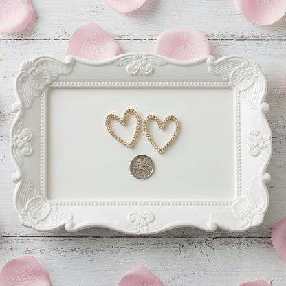 Be Still My Heart! Channel Set Earrings