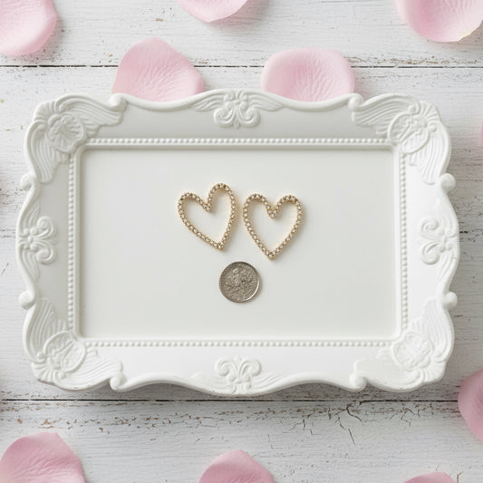 Be Still My Heart! Channel Set Earrings