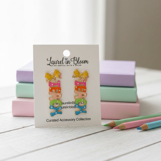 Teach for the Stars Drop Earrings