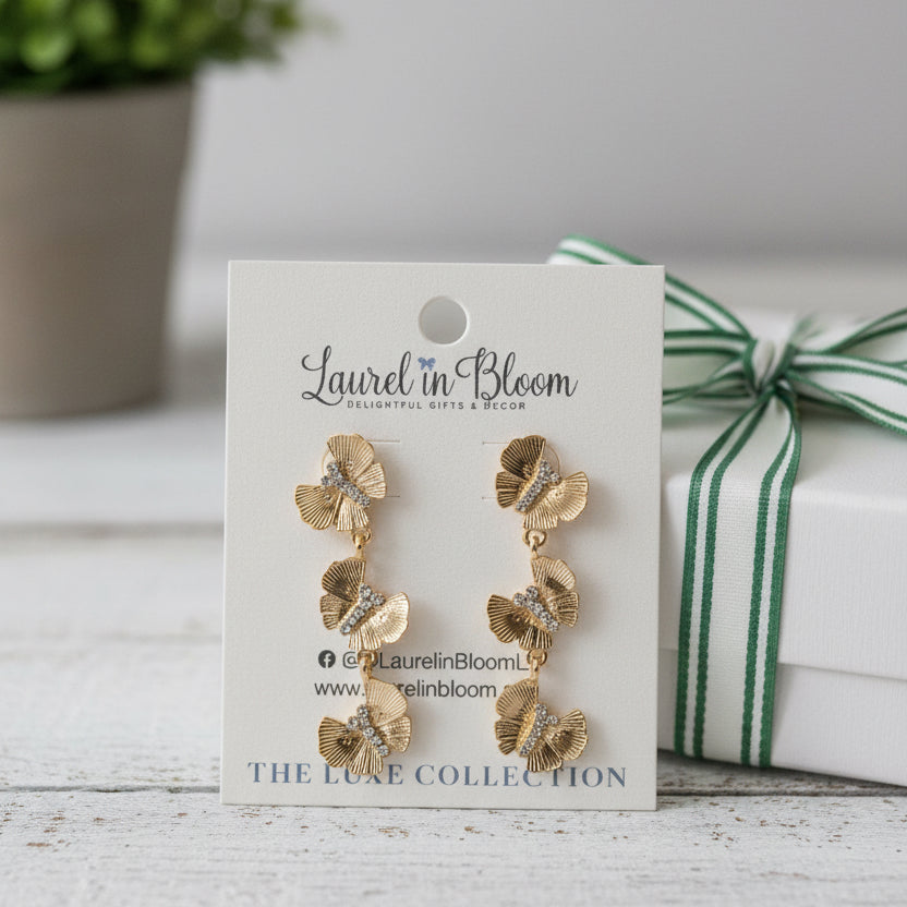 Flutter by Butterfly Earrings