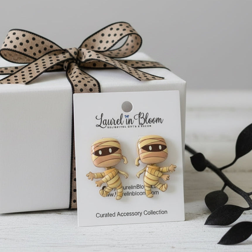 Mummy Mayhem Drop Earrings
