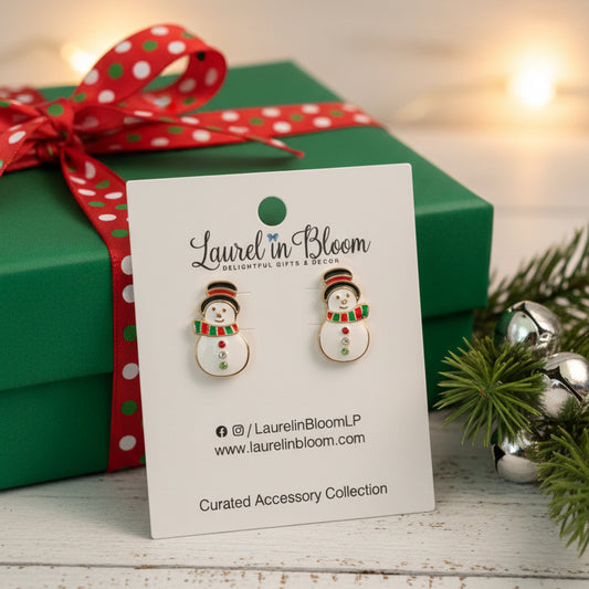 Frosty the Snowman Earrings