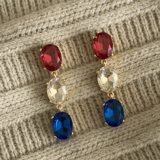 Harper LUXE Trio Drops (Red White & Blue)