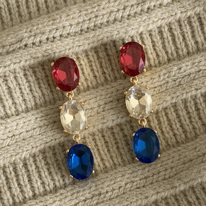Harper LUXE Trio Drops (Red White & Blue)