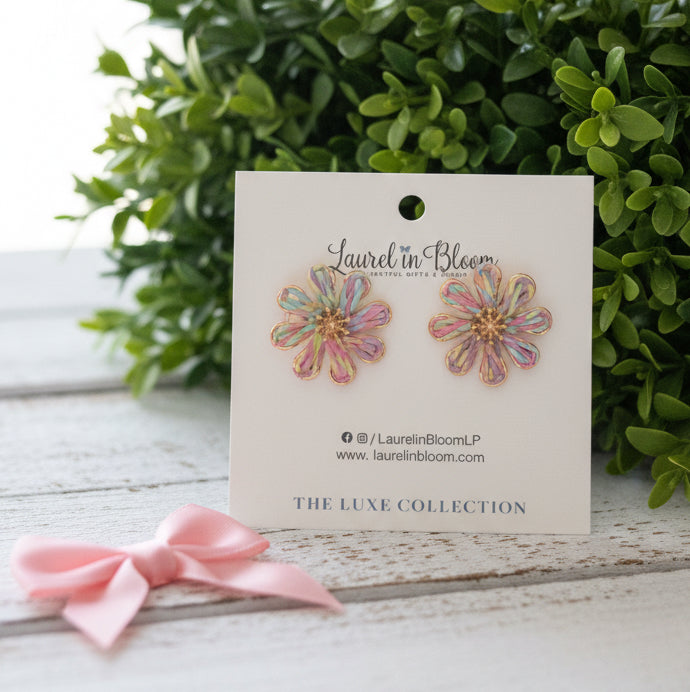 Savannah Floral Garden Party Stud Earrings