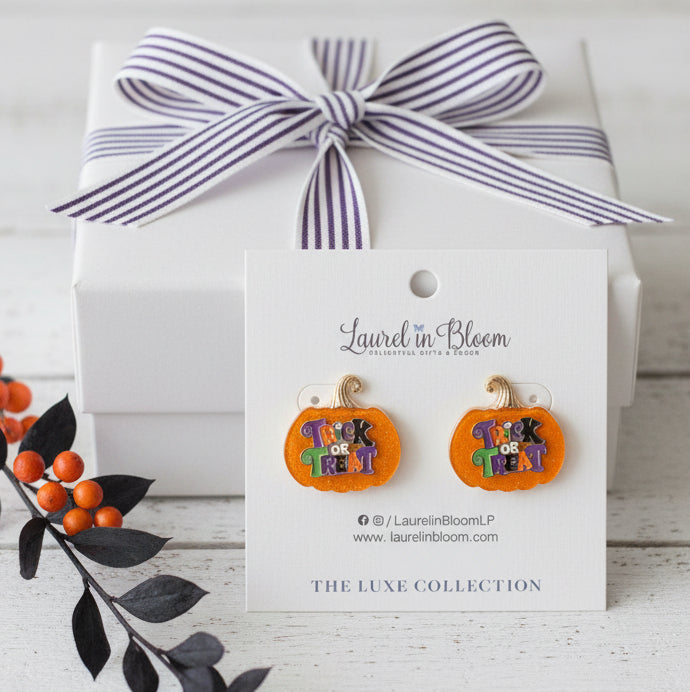Halloween Hijinks Pumpkin Studs