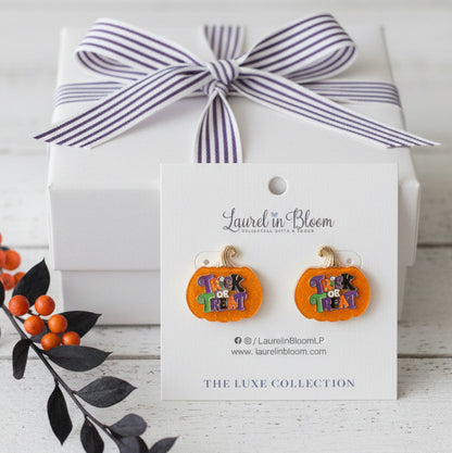 Halloween Hijinks Pumpkin Studs