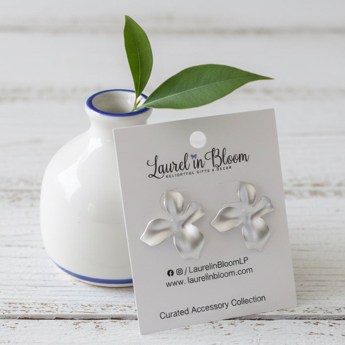 Whispered Petals Stud Earrings