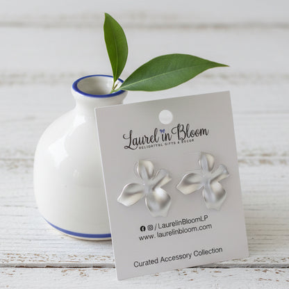 Whispered Petals Stud Earrings