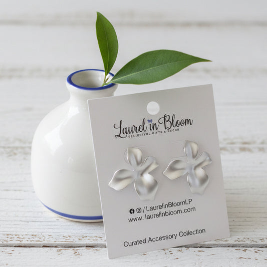 Whispered Petals Stud Earrings