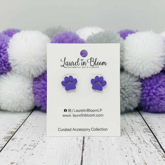 Color Coat Paws Earrings