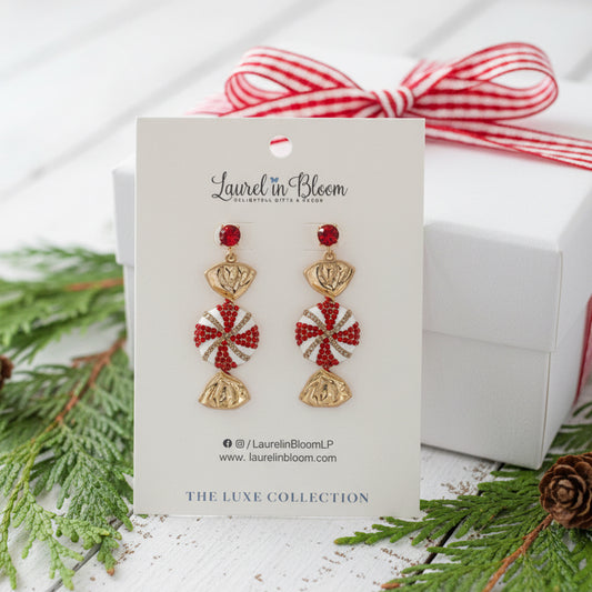 Christmas Confections Candy Drop Earrings