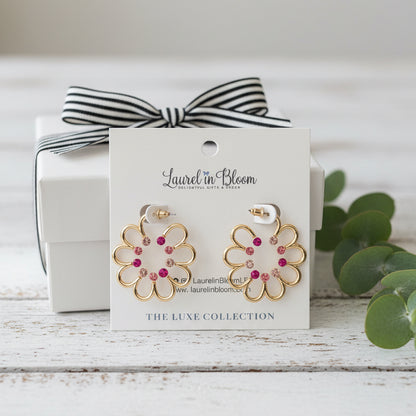 Amanda Floral LUXE Earrings