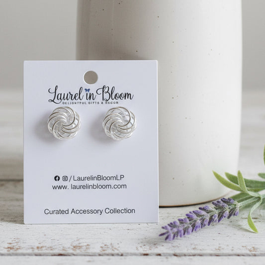 Layered Love Knot Earrings
