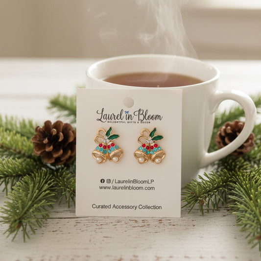 Merry Melody Jingle Bell Studs