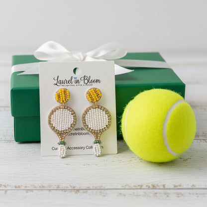 Center Court Tennis Sparkle Earrings