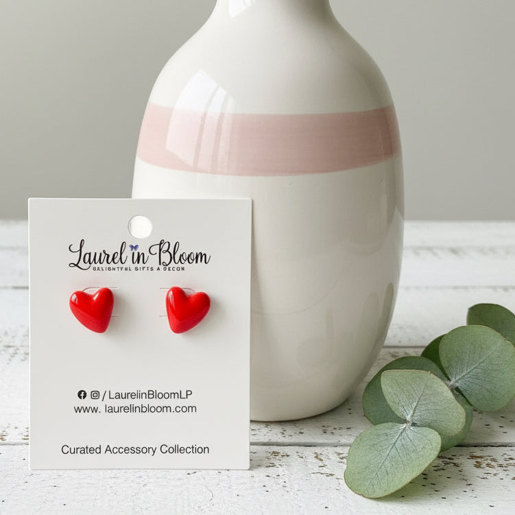 Itty Bitty Big Heart Earrings